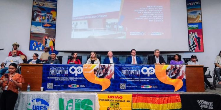 Assembleia sedia abertura do Orçamento Participativo 2023 do Estado para a Região Metropolitana