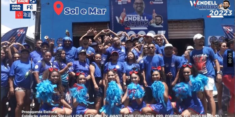 Arrastão Azul de Wendell Martins ganha força e domina diversos bairros de São Luís