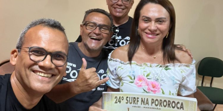 Prefeita de Arari discute projeto que dinamizará o surf na pororoca