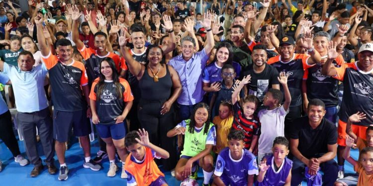 Inauguração da Escolinha Beira Rio reforça investimento no esporte como ferramenta de mudança em São Luís