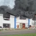 Incêndio em galpão industrial provoca destruição e altera trânsito na MA-203