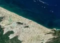 Do espaço, Lençóis Maranhenses impressionam pela paisagem de dunas e lagoas